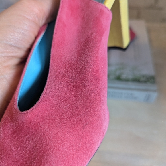 Beautiful Suede Leather Thierry Rabotin Slingbacks - Picture 10 of 14